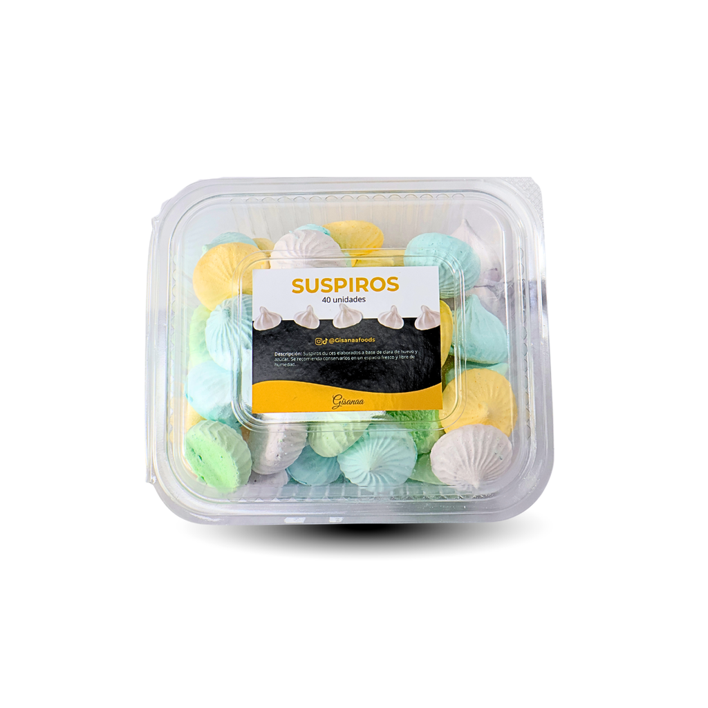 BANDEJA DE SUSPIROS (40UND)