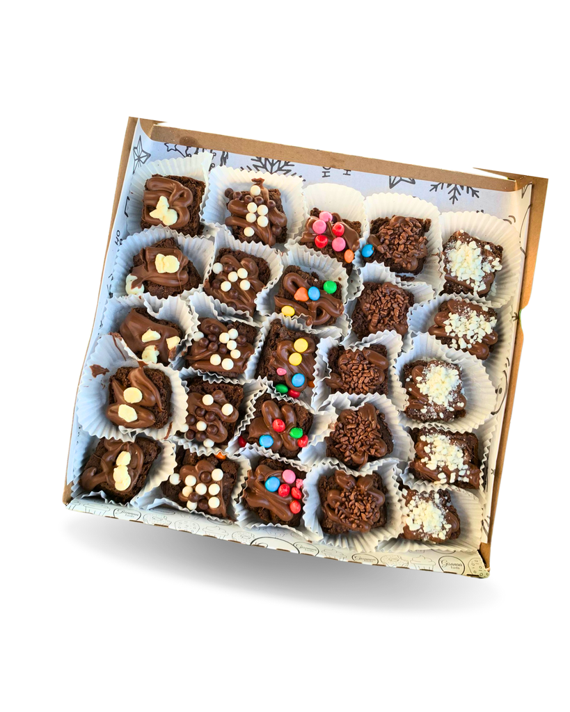 BOX DE 25 MINI BROWNIES