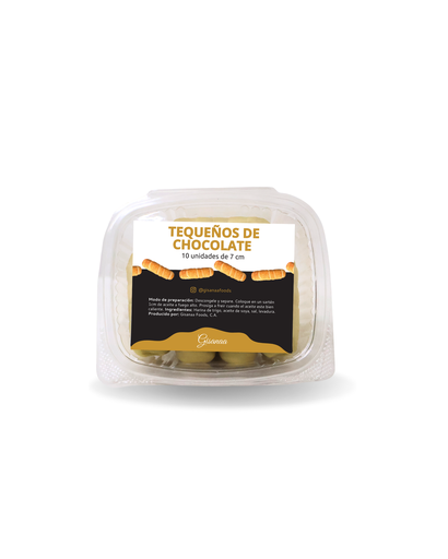 TEQUEÑOS DE CHOCOLATE 10 UND