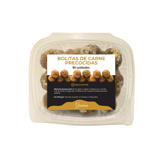 BOLITAS DE CARNE (50 UNID)