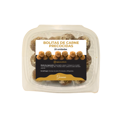 BOLITAS DE CARNE (20 UNID)