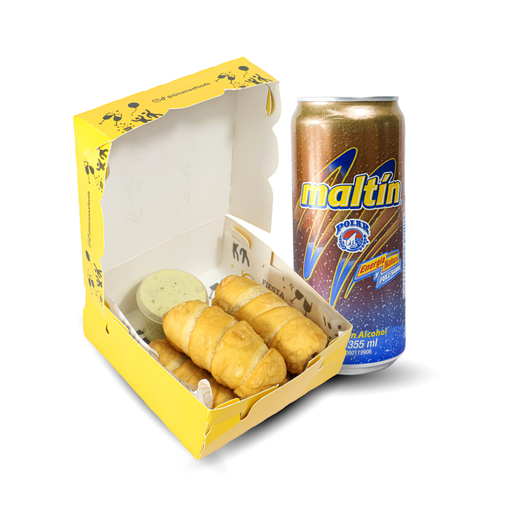 RACION DE 5 TEQUEÑOS (CON MALTA)